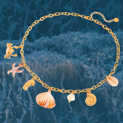 Collier Océan Tropik Acier