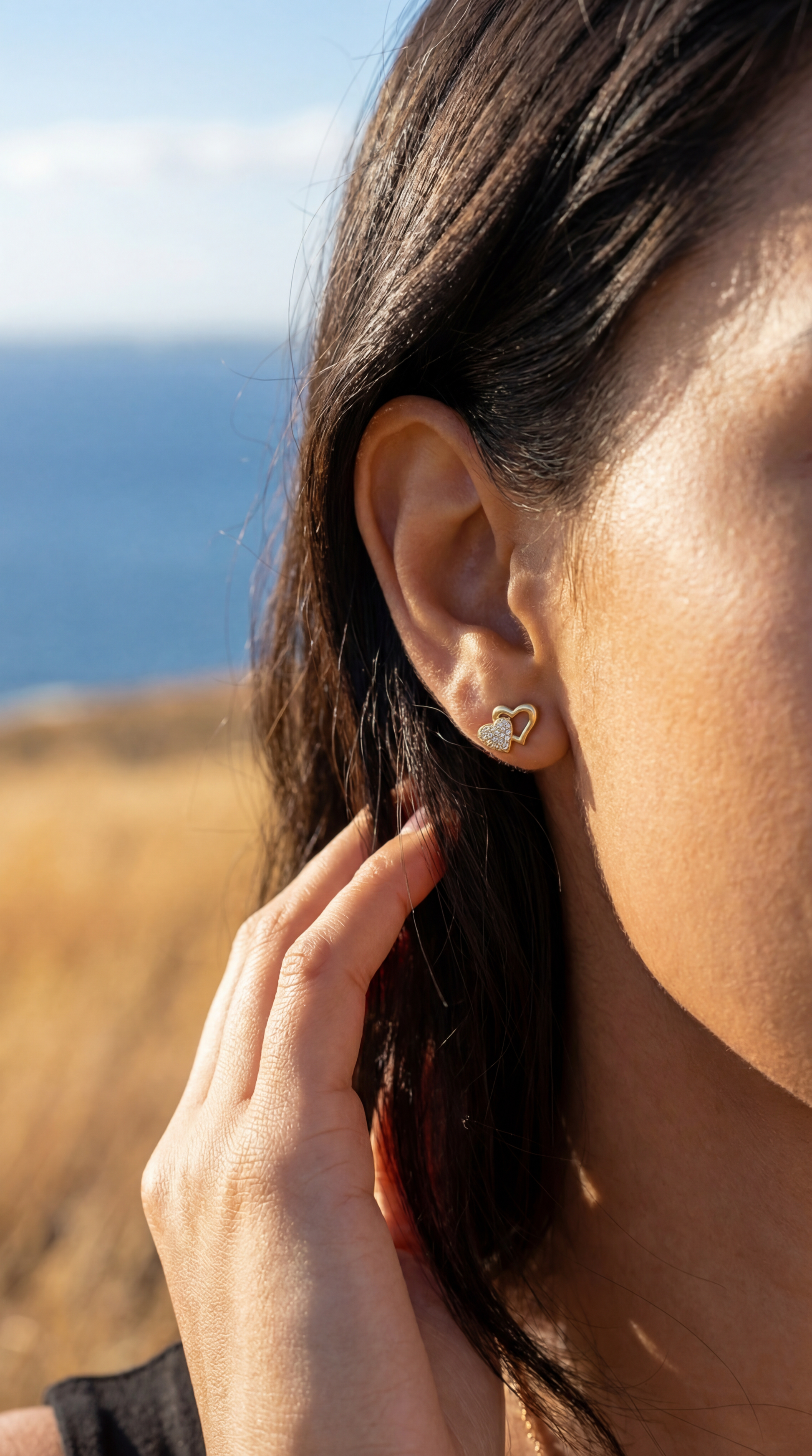 Boucles "Amaya" Tropik Acier