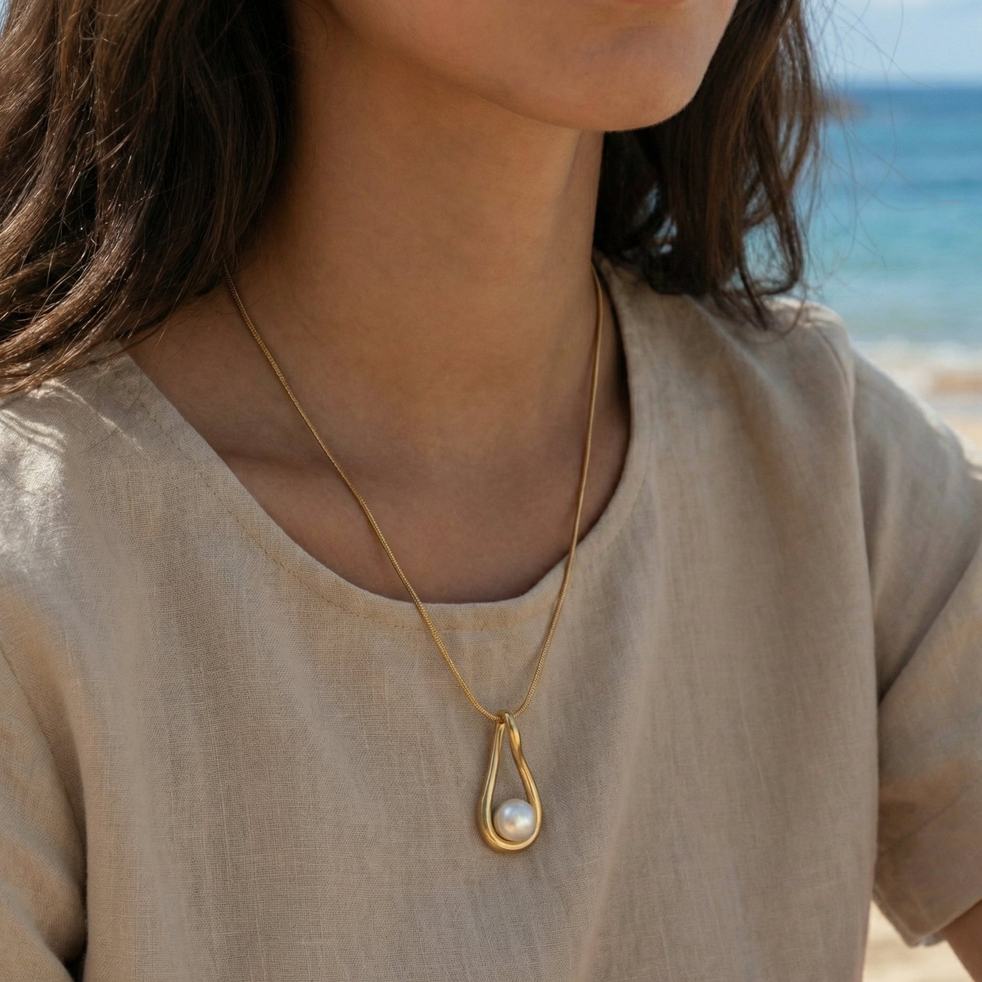 Collier "Alba" Tropik Acier