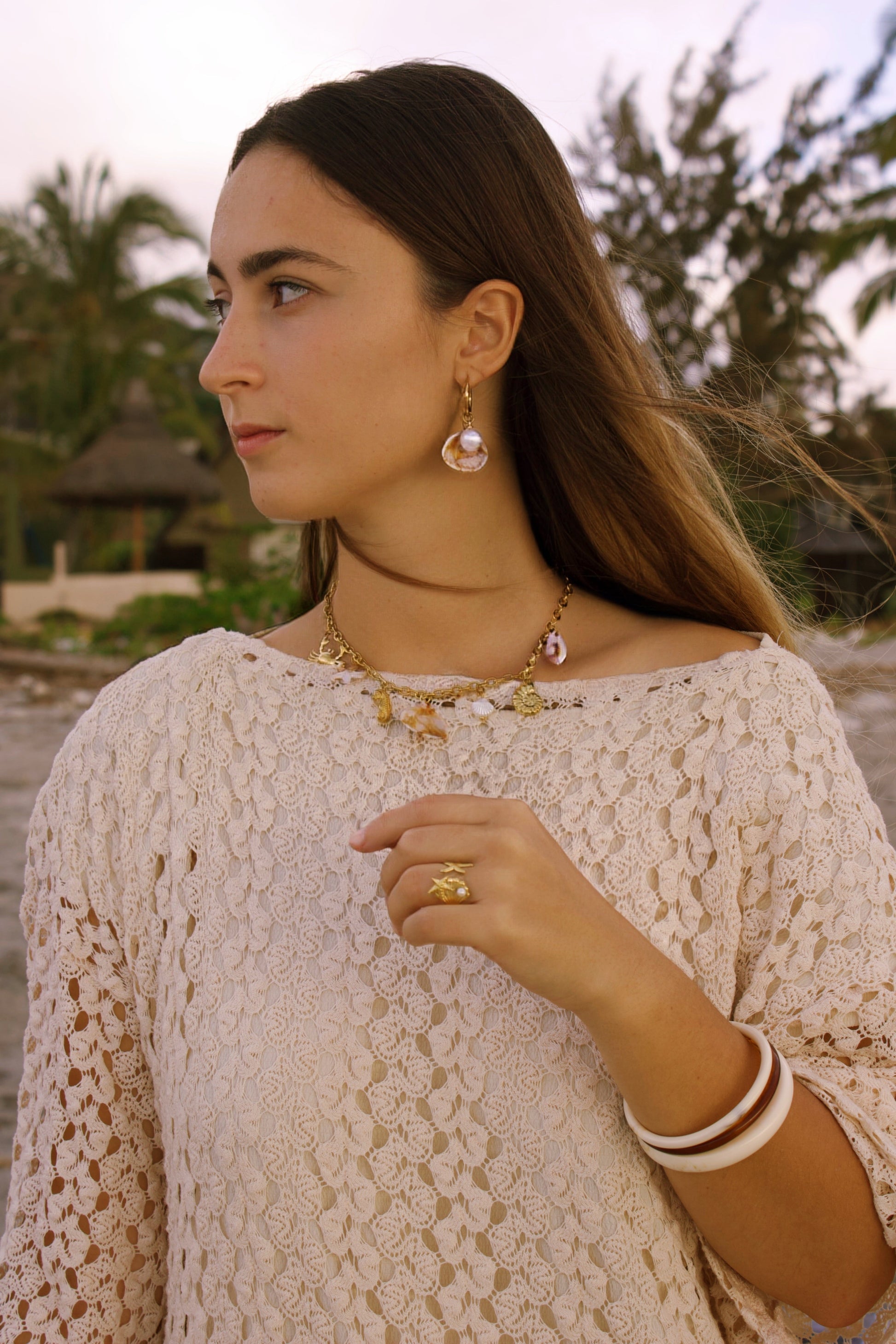 Collier Océan Tropik Acier