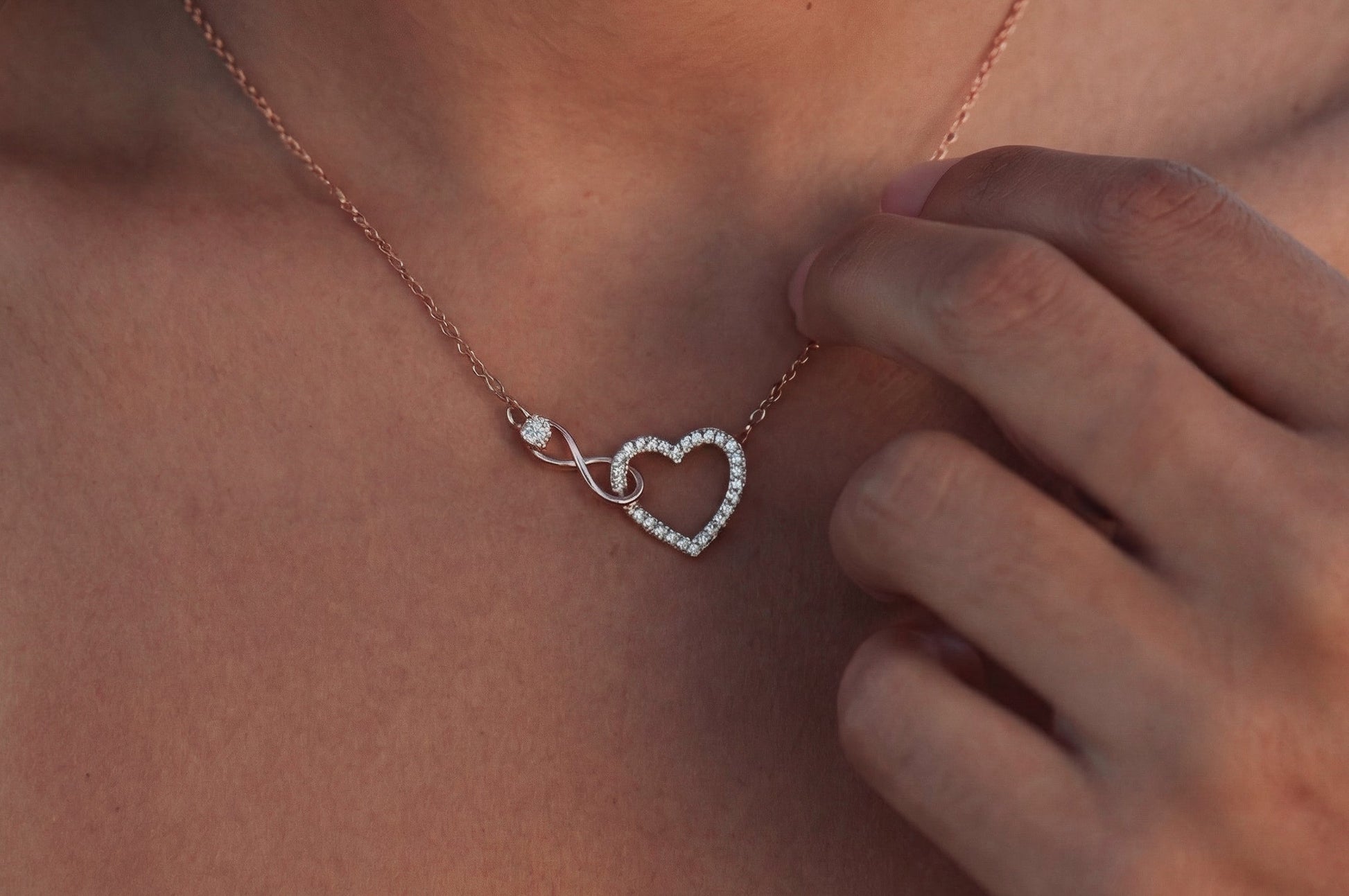 Collier Infini d’Amour Tropik Acier